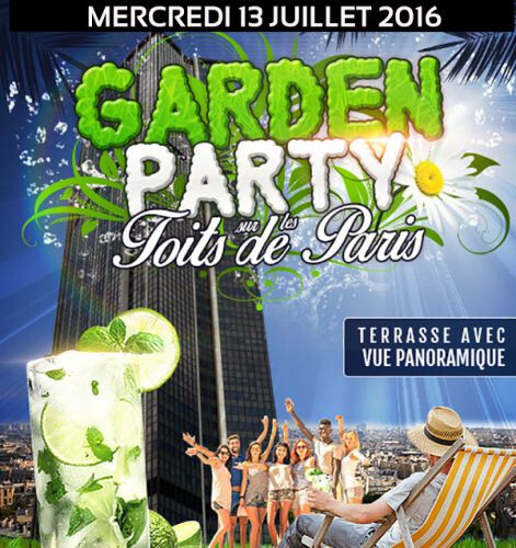 Afterwork garden party sur les toits de paris (terrasse + club intérieur) @ Tout Le Monde En Parle