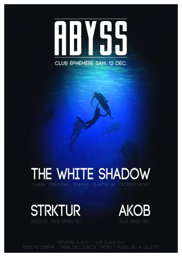 Abyss club éphémère w/ the white shadow, strktur, akob @ Peniche Cinema
