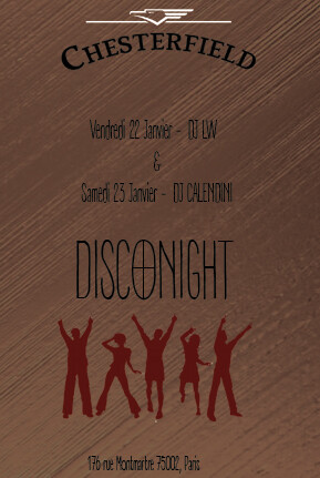 Disconight at chesterfield @ Chesterfield Café