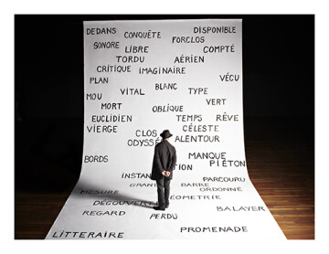 ESPECE D'ESPACE, D'APRES GEORGES PEREC