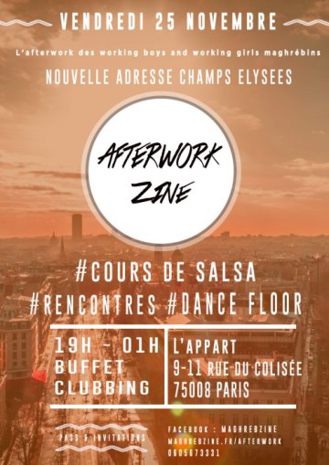 AFTERWORK ORIENTAL A l'APPART @ l'appart