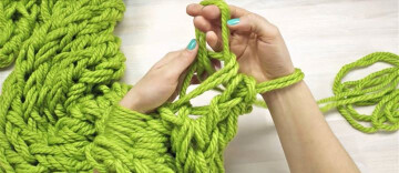 Atelier Truc. *Snood à tricoter avec les mains* @Livestation DIY