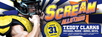 ★★★ SCREAM ALL STARS : TEDDY CLARKS / MICHEAL MARX / AUREL DEVIL ★★★ SAM 31 JANVIER @ SCREAM PARIS