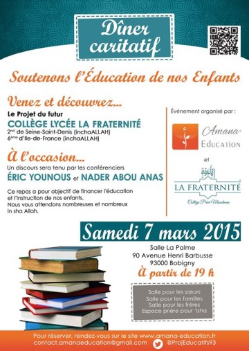 Diner caritatif - Projet Lycée