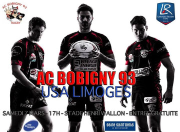 AC Bobigny 93 Rugby reçoit USA Limoges Rugby