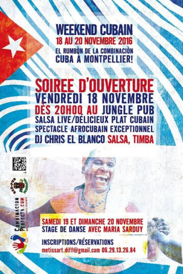 ★ Concert Live Sonrisa ☆ Spectacle Afro Cubain ● Repas Cubain