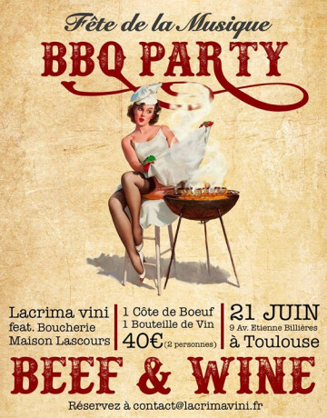 BBQ PARTY (Côte de Boeuf & Vins)