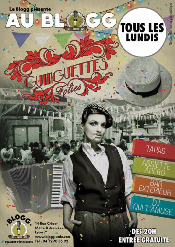 Lun. 19 Septembre - Guinguettes Folies' // Tapas, Bar Extérieur