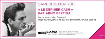 « Le dernier Cash » - Arno Bertina
