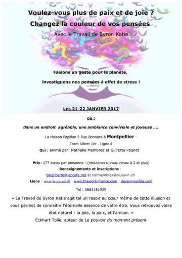 Atelier 2 JOURS à Montpellier