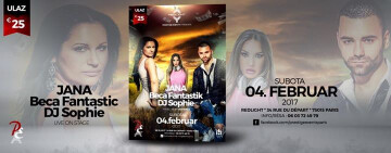 04FEB2017 - REDLIGHT//JANA & BECA FANTASTIK & DJ SOPHIE