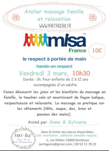 Atelier massage famille et relaxation
