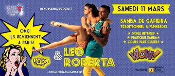 ☆ Leo & Robertinha à Paris > Stage samba de Gafieira!! ☆