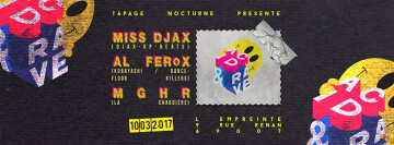Acid & Rave - Miss Djax, Al Ferox, MGHR - V. 10 Mars, Empreinte