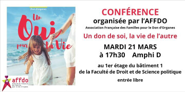 Conférence sur le don d'organes