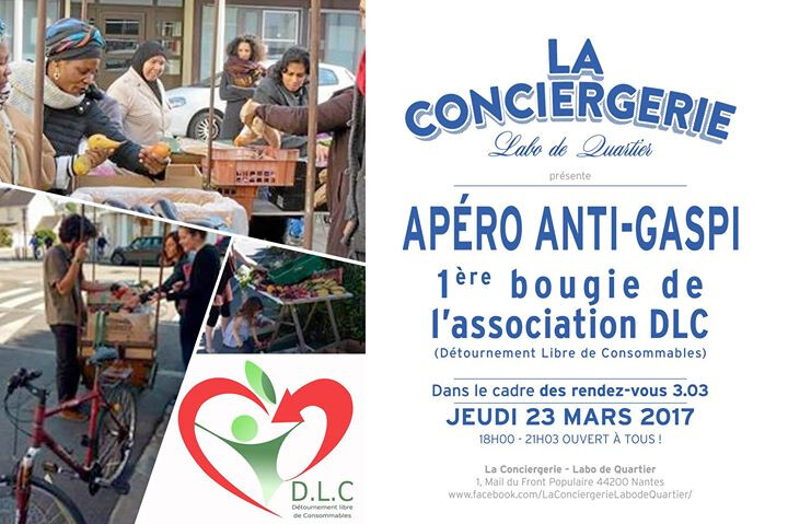 3.03#2 : Apéro anti-gaspi / 1ère bougie de l'association DLC