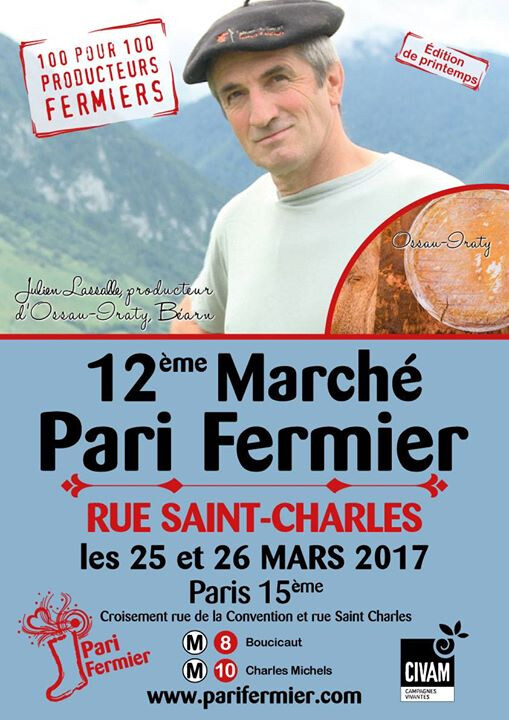 12ème marché Pari Fermier rue Saint Charles
