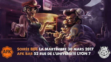 Afterwork BDE La Martinière / Préventes Limitées