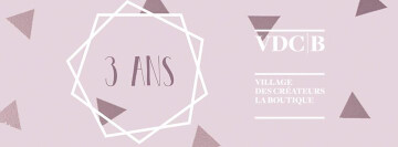 3 bougies pour la boutique VDC I B