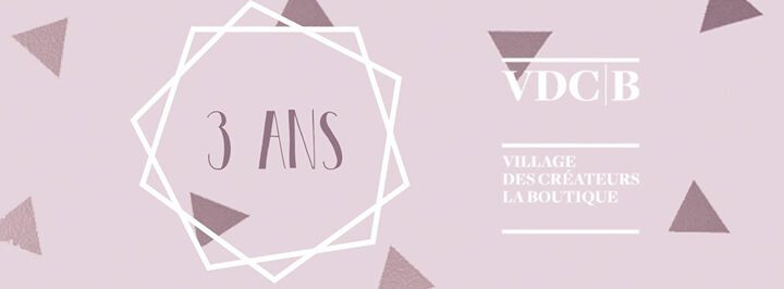 3 bougies pour la boutique VDC I B