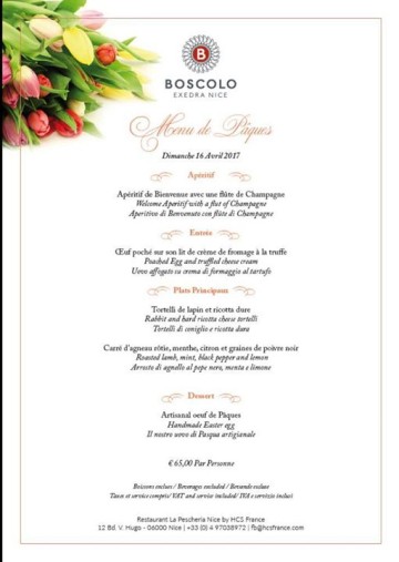 Easter Lunch - Déjeuner de Pâques - Pranzo di Pasqua