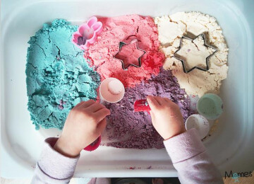 Atelier patouille : le sable de lune