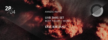 Annexe invite : UVB (3hrs set) + eäst b2b Jaag
