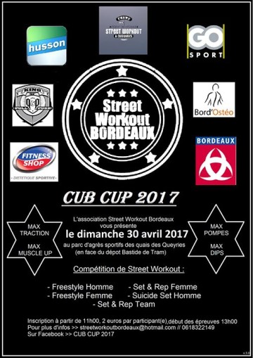 CUB CUP 2 - Street Workout Bordeaux 2017
