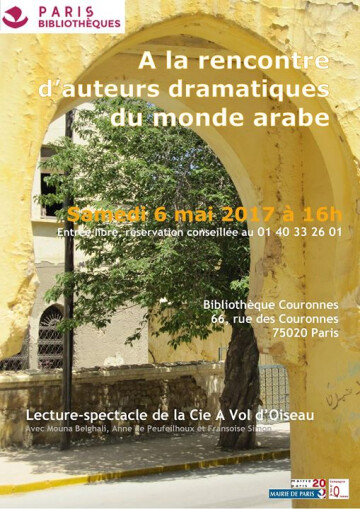 A la rencontre d'auteurs dramatiques du monde arabe