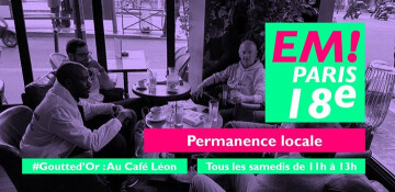 13 Permanence locale En Marche ! Paris 18 de 11h à 13h au Café