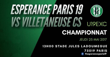 [U19] Esperance Paris 19 VS Villetaneuse CS
