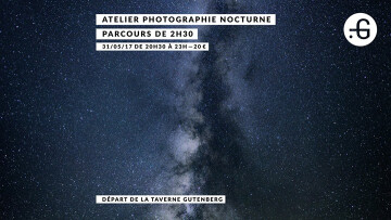 Atelier Photographie Nocturne - Parcours de 2h30