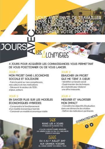 4 jours pour trouver sa voie dans l'ESS