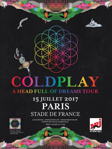 Coldplay at Stade de France, Paris
