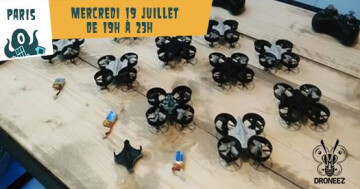 Animation mini-drone - avec Droneez