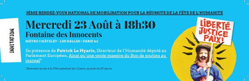 3e RDV national de mobilisation pour la Fête de l'Humanité
