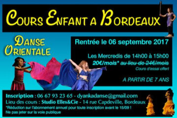 Enfants & ados, cours de danse orientale à la rentrée !