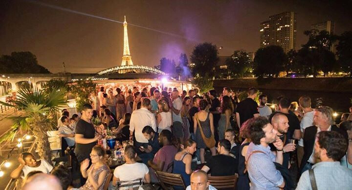 International Boat Party on the Seine at River's King
