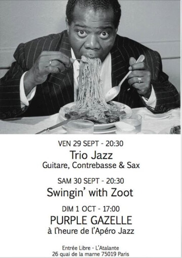 100% Jazz Live - 29/30/1 OCT