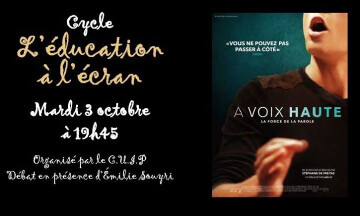 A voix haute - L'éducation à lécran