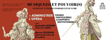 3e séance : Administrer l'Opéra