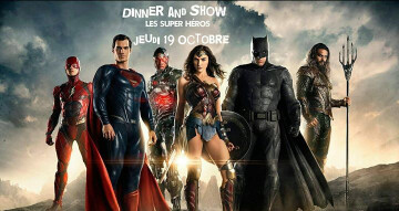 ☆★☆Les super héros à table ! Dinner & show/clubbing by Catimini