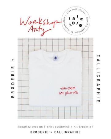 19 OCT : Workshop Broderie + Calligraphie