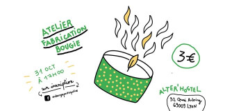 Atelier bougie d'Automne