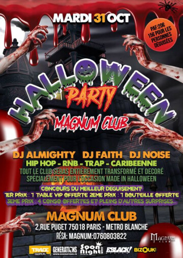 ? Halloween Party ? by Magnum Club @ Magnum Club (Le)
