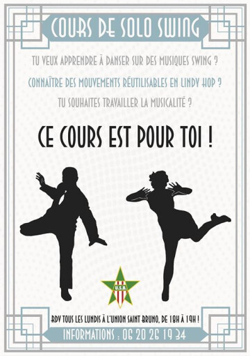Cours de solo swing tous les lundis