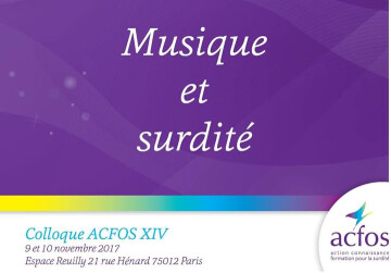 14ème colloque Acfos - Muisique et surdité