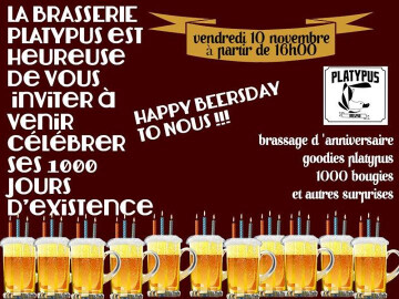 1000 Jours de la Brasserie Platypus