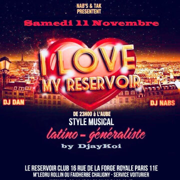 ★☆ I Love My Reservoir ★☆ Party Mix Latino & Généraliste ★☆