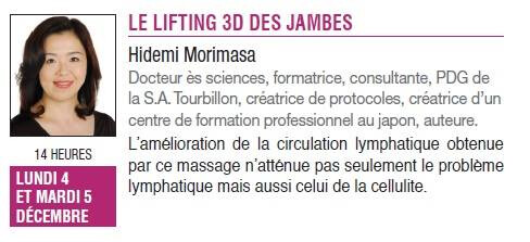 Formation Lifting 3D Jambes - 4 & 5 déc, Paris, Hidemi Morimasa